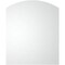 Ekena Millwork Arch Top Surface Mount PVC Gable Vent: Functional, w/ 3-1/2"W x 1"P Standard Frame, 28"W x 34"H GVPAR28X3401SF - alternate 2